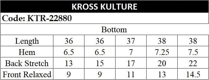 Kross Kulture  Bottom Trouser Bottom KTR-22880 B