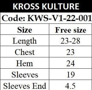 Kross Kulture  Fusion pop west Free size Fusion pop west KWS-V1-22-001