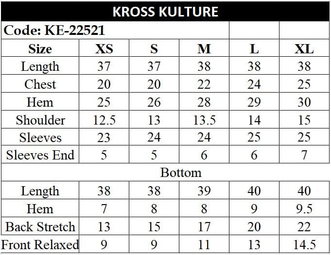Kross Kulture  Khaddar Ready-To Wear Embroidered KE-22521 (Two Piece)
