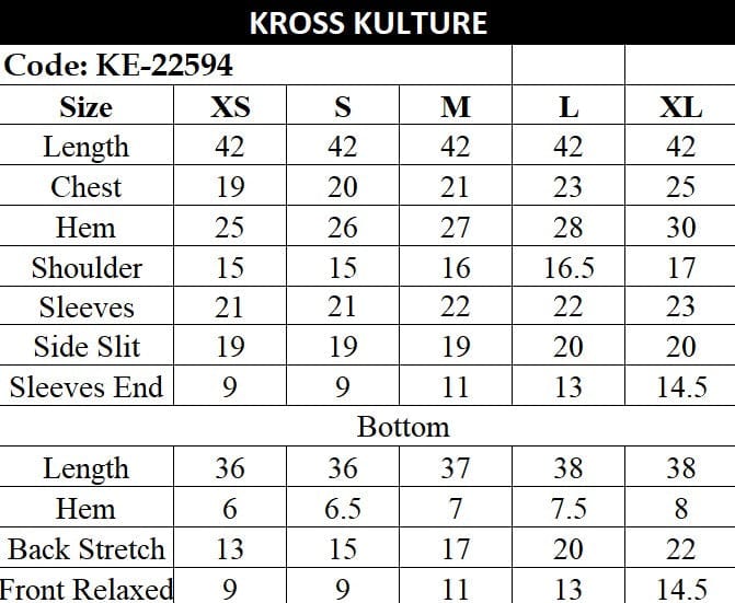 Kross Kulture  Khaddar Ready-To Wear Embroidered KE-22594 (Two Piece)