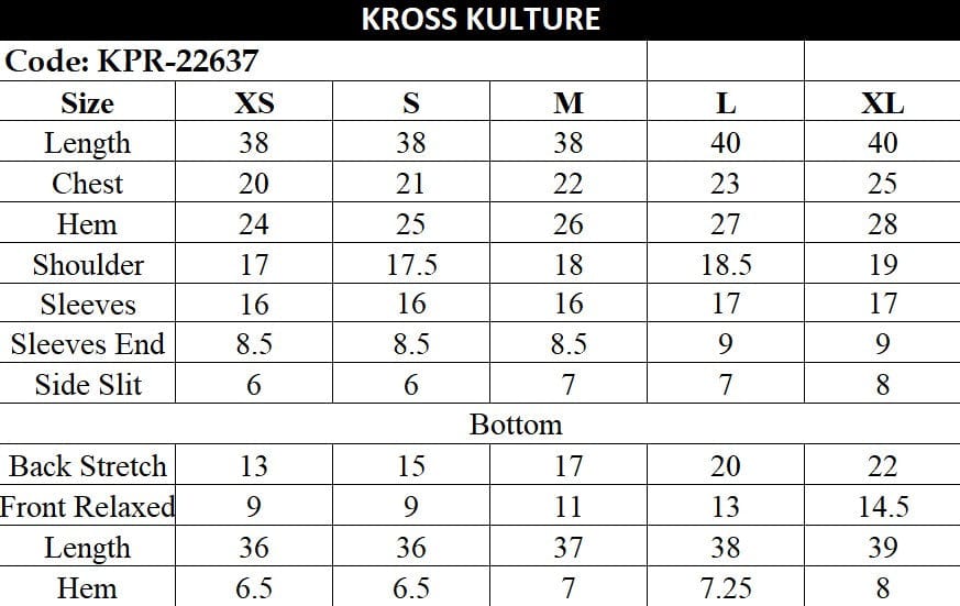Kross Kulture  Ready-To-Wear Maahru KPR 22637