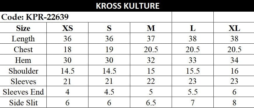 Kross Kulture  Ready-To-Wear Maahru KPR 22639