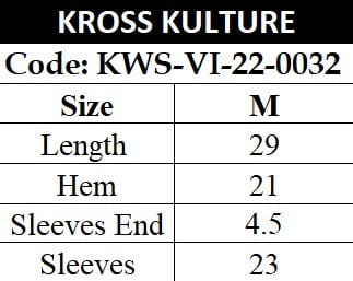 Kross Kulture  Riband jersey Fabric M / Riband jersey Fusion pop west KWS-VI-22-0032
