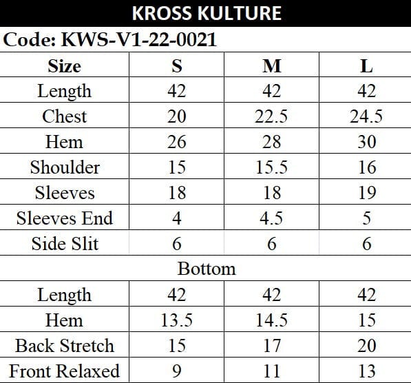 Kross Kulture  Velvet Luxury Pret Velour Edit  KWS 0021 (Two Piece)
