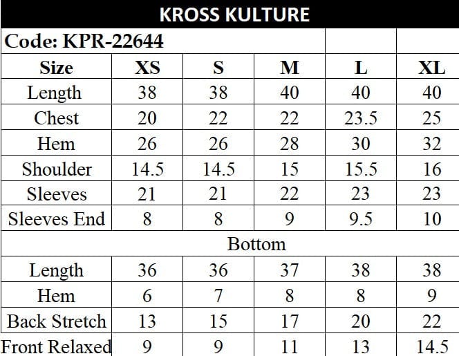 Kross Kulture  Viscose LUXURY PRET AMORE KPR-22644 (Two Piece)